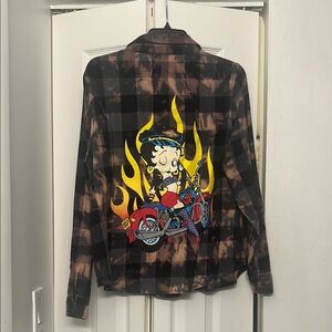 Betty Boop Shirt Flannel